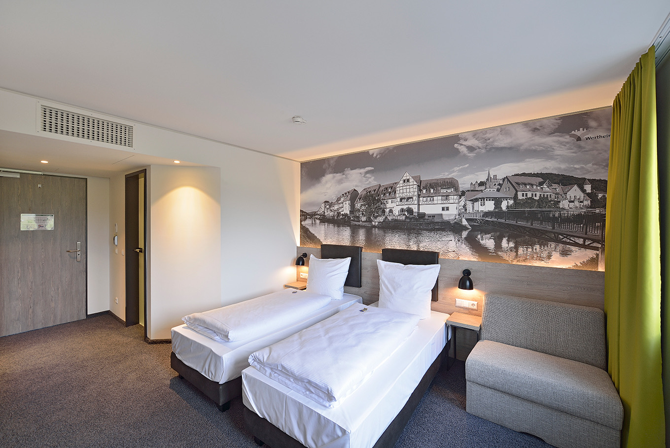 Einzelzimmer im EuroHotel Wertheim